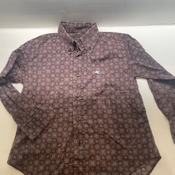 Etro Other - Etro Brown and Blue Patterned Casual Shirt